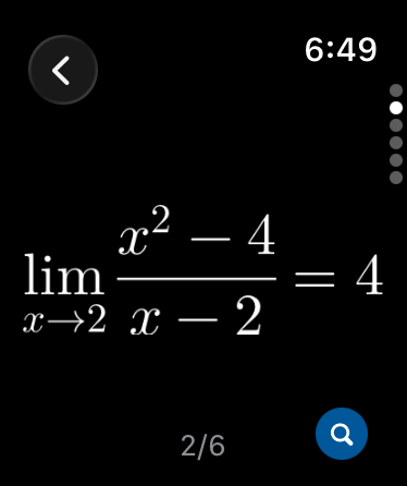 Vector formulas on Apple Watch