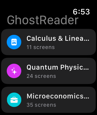 Apple Watch document library